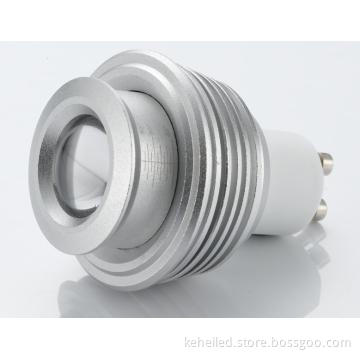 6W GU10 LED spotlight with 30°to 80°angle adjustable Sharp COB chips